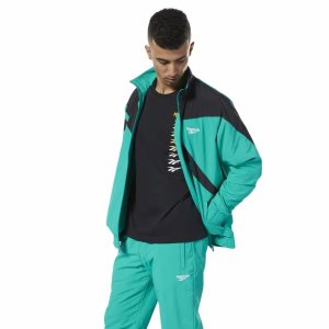 Reebok Classic Vector Track Jacke Herren - Türkis - DE 489-PDX